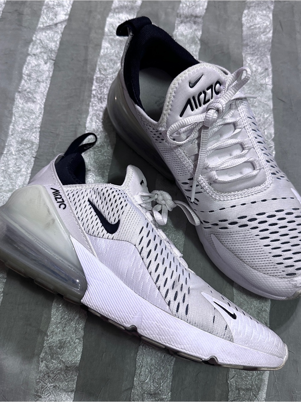 Nike Air Max 270 Women’s White Athletic Sneakers